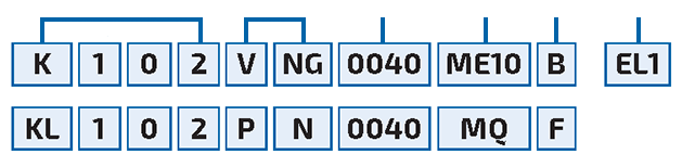 K series part number