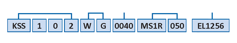 kss gear unit part number